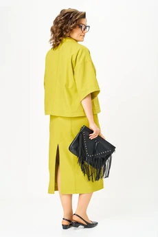 Костюм с юбкой 1666 Орхидея Люкс