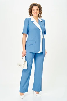 Костюм брючный 1669 Орхидея Люкс