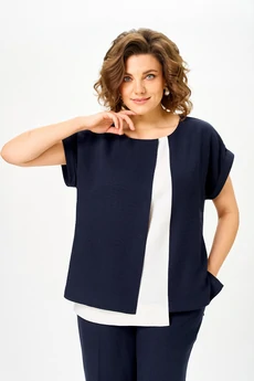 Костюм брючный 1676 Орхидея Люкс