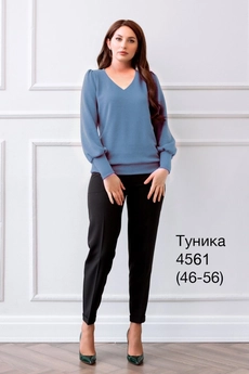 Туника 4561 серо-голубой NALINA