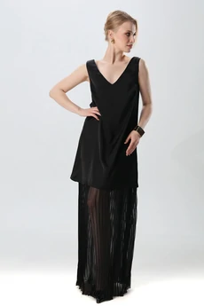 Платье 1017-1 чёрный NikVa
