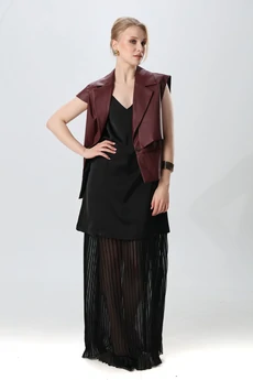 Жилет 1019-2 бордо NikVa