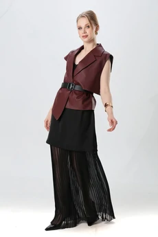 Жилет 1019-2 бордо NikVa