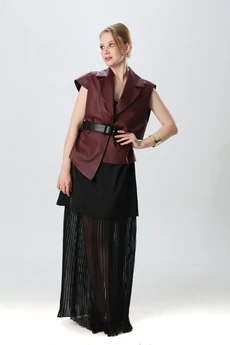 Жилет 1019-2 бордо NikVa