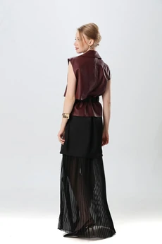 Жилет 1019-2 бордо NikVa