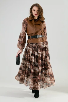 Жилет 1026-1 шоколад NikVa