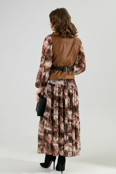 Жилет 1026-1 шоколад NikVa