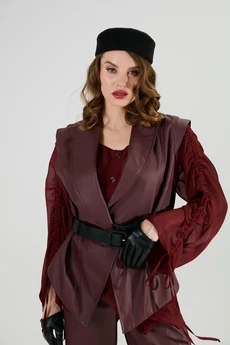 Жилет 1027-2 бордо NikVa