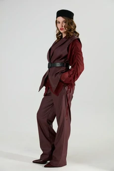 Жилет 1027-2 бордо NikVa