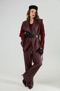 Жилет 1027-2 бордо NikVa