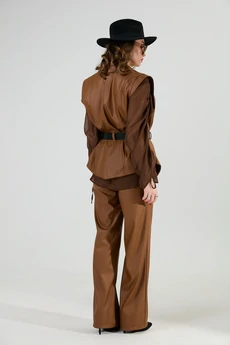 Жилет 1027-3 шоколад NikVa