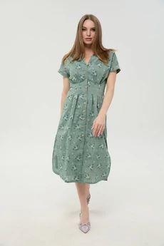 Платье 1047-1 зелень NikVa