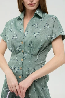 Платье 1047-1 зелень NikVa