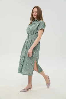 Платье 1047-1 зелень NikVa