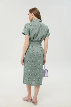 Платье 1047-1 зелень NikVa