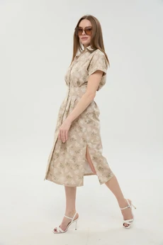 Платье 1047-2 песок NikVa