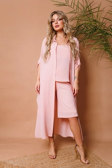 Костюм с шортами 370-1 пудра NikVa