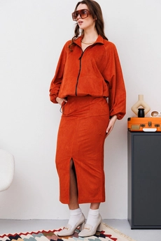 Костюм с юбкой 475-1 NikVa