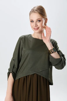 Платье 740-27 зелень NikVa