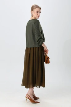 Платье 740-27 зелень NikVa