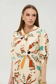 Жакет 902-16 бохо мультиколор NikVa