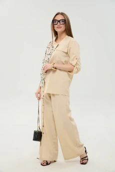 Жакет 902-18 песок и песочный мультиколор NikVa