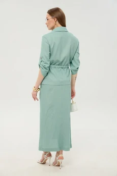 Костюм с юбкой 980-3 мята  NikVa