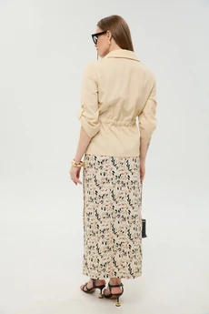 Юбка 971-11 песочный мультиколор NikVa