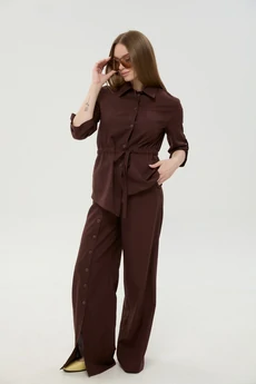 Костюм брючный 981-5 шоколад NikVa