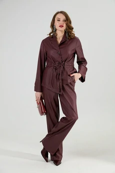 Костюм брючный 938-7 бордо NikVa