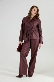 Брюки 705-20 бордо NikVa