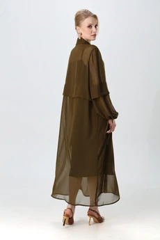 Платье 944-10 хаки NikVa