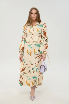 Платье 944-12 бохо мультиколор NikVa