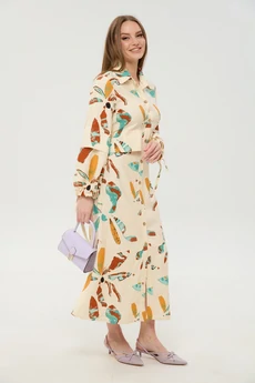 Платье 944-12 бохо мультиколор NikVa