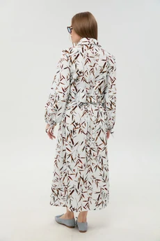 Платье 944-14 листья мультиколор NikVa