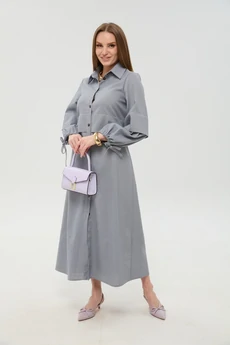 Платье 944-15 серый NikVa
