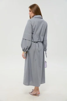 Платье 944-15 серый NikVa