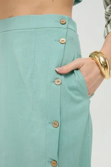 Костюм с юбкой 975-7 мята и бохо мультиколор NikVa