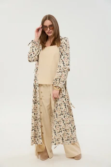 Костюм брючный 976-12 песок и песок мультиколор NikVa