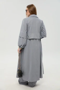 Костюм брючный 976-16 серый  NikVa