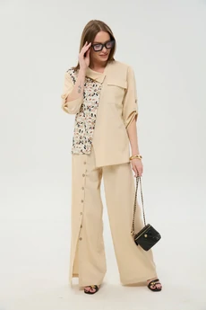 Жакет 902-18 песок и песочный мультиколор NikVa