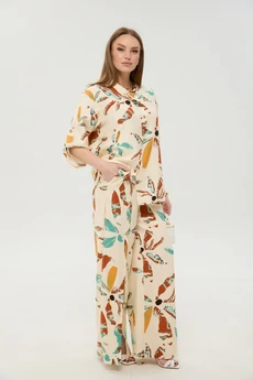 Костюм брючный 978-5 бохо мультиколор NikVa