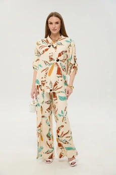 Костюм брючный 978-5 бохо мультиколор NikVa