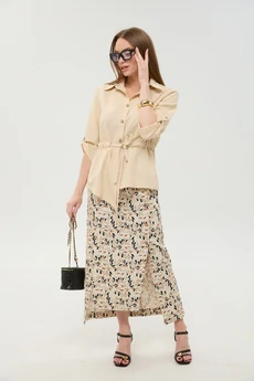 Юбка 971-11 песочный мультиколор NikVa