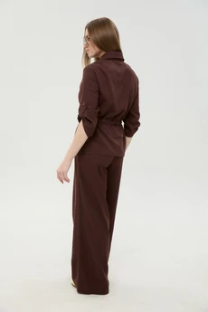 Костюм брючный 981-5 шоколад NikVa