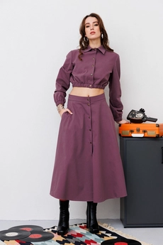 Костюм с юбкой 485-1 NikVa