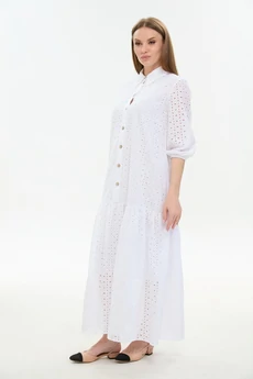 Платье 800-10 белый NikVa