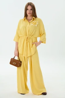 Костюм брючный 842-2 лимон NikVa
