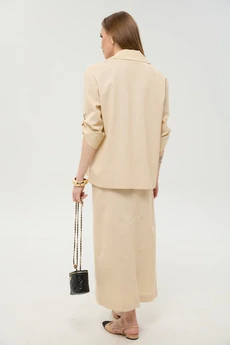 Костюм с юбкой 972-10 песок NikVa