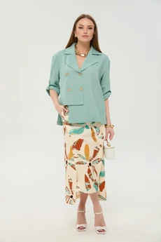 Юбка 971-8 бохо мультиколор NikVa